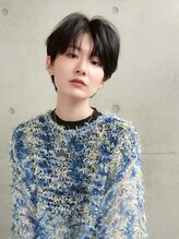 イフ 表参道(if) 20代30代40代大人可愛い前下がりハンサムショート