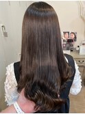 髪質改善ショコラブラウンロング