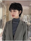 マッシュショート / ニュアンスパーマ / ハンサムショート