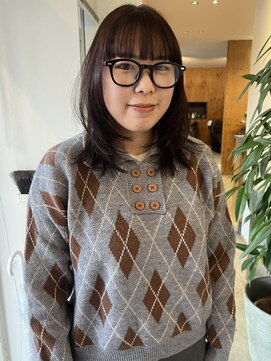 ディグス(DIGS) レイヤーカット ラベンダーカラー