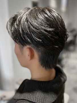 エニー 栄(Any) men's hair   毛流れフェザーヘア