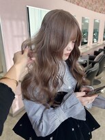 マティー(MATTY)&nbsp;ミルクティーベージュ×艶ロング