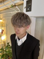 マジコ メンズカット 原宿店(magico)&nbsp;メンズ/ローライト/ベージュカラー/ブリーチ/ダブルカラー/原宿