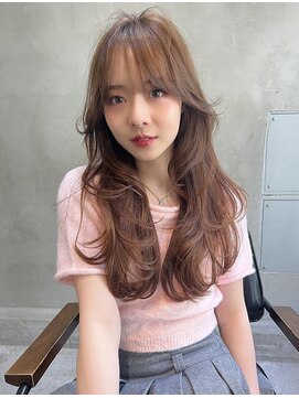 リベルテ(LIBERTE) Liberte銀座 ロングレイヤー×透明感オリーブベージュ