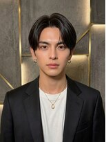 バーシャミ 博多(Baciami) 【色気×清潔感】センターパート・艶髪ハンサムショート