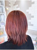 髪質改善/顔周りレイヤー×小顔ウルフレイヤー30代40代前髪