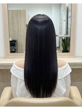 ラディシュ さがみ野(RADISH) 髪質改善メテオストレート×小顔レイヤー/20代30代トレンド