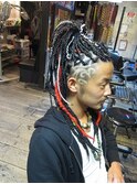 メンズ特殊ヘアーブレイズドレッドミックスTRICKstyle！