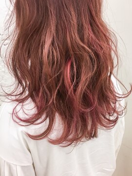 ブルーフェーセス 表参道(blue faces) 『bluefaces』ピンクベージュ＆ピンクハイライト