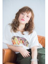 ミエルヘアーエスト 新宿店(mielhair est)&nbsp;外国人風ヌーディアッシュベージュ【miel hair est新宿】