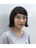 ビースティドレッシング(BEASTIE DRESSING)&nbsp;【BEASTIE DRESSING】切りっぱなしボブ×地毛風グレージュ