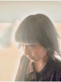 外ハネ×プラチナシルバー