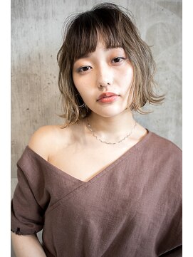 エイト 三軒茶屋店(EIGHT) 【EIGHT 三軒茶屋】フリンジバング×シアベージュ2