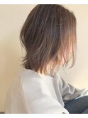 大人かっこいい　ミディアムウルフ