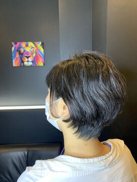 サローネデ アグスティナ バイ サンバンチ(salones de agustina by sanbanchi) 【agustina/明石大久保】シアーグレージュ×ショートパーマ