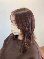 〈藤間〉韓国ヘアピンクブラウン