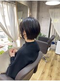 丸っこいショートボブ　武庫之荘　伊丹