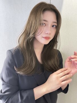 ユー(juu.) new open☆《juu.》ケアダブルカラー×オリーブベージュ