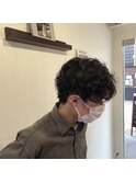 雰囲気のある大人パーマ