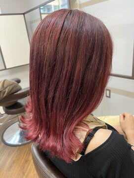 アプシー 三田駅前店(Apsee) ピンクバレイヤージュ