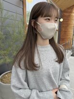 エムサロン 元総社(emusalon)&nbsp;《Yachida》柔らかワイドバング×まろやかベージュ