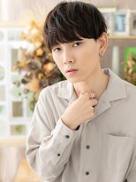 カバーヘア ブリス 川口(COVER HAIR bliss)&nbsp;モノトーングレージュ重めマッシュヘア―