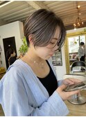 NUDE 前髪なしショート ハンサムショート 大人ショートボブ