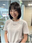 大人色っぽボブ/艶カラー【戸田雅子】
