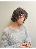 トレス(TRESS)&nbsp;ニュアンスパーマ　ショートボブ　レイヤーボブ　パーマヘア