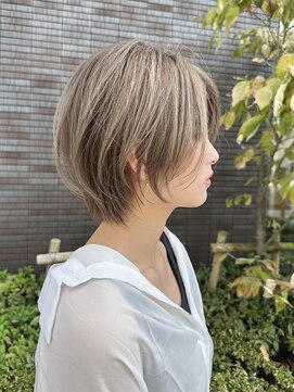 ビューエヒメ(VIEW EHIME) 大人ラフウェーブ20代30代40代ボブブラウンスウィングショート