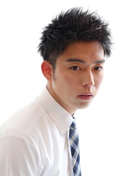 ラエレメン(Laere men) 【ソフトツイスト】アップバングショート