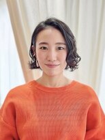 ウミネコ美容室(Umineko美容室) 外はねボブガール