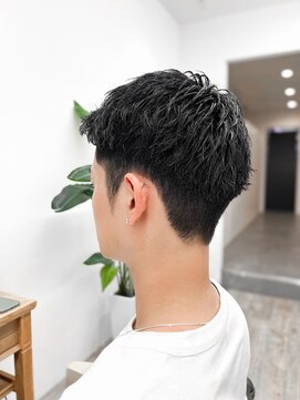 セイドット フクオカ(Say.FUKUOKA) 【メンズ★大名】スパイキーショート×アップバング×刈り上げ