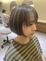 ヤイエ(yiye)&nbsp;ショートボブ/ハイライト/ハンサムショート/マッシュショート