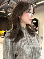 シティ(CITY)&nbsp;ワンホンヘア 韓国風レイヤーレイヤーカット グレージュ