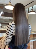 髪質改善/艶髪ロング/シアーブラウン