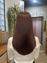 ナインスフロア(9NINTH FLOOR) ピンクブラウン/艶髪重めロング/髪質改善トリートメント