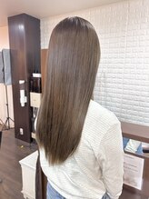 テュセ ヘアー 京都(Tu sais hair kyoto) ブラウンベージュ/縮毛矯正/トリキュアトリートメント/ロング