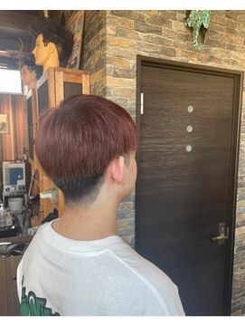 エムズ フォー メン(M'Z for men) 黒髪から染まるボルドーカラー