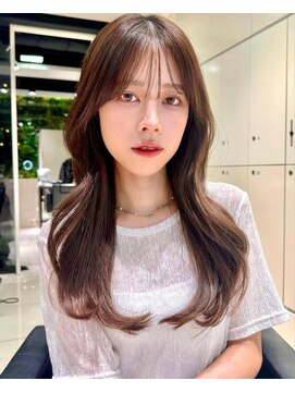 美容室 パルス 静岡鷹匠店(PALS) くびれスタイル/シースルーバング/アッシュブラウン