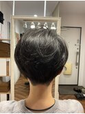 ツーブロックアシメグラ