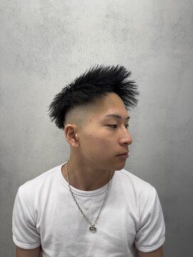 ルースト 西院店(ROOST) ツイストパーマジェットモヒカン