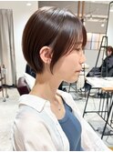 *滝田*透明感アッシュ吉祥寺20代30代40代丸み小顔ショートボブ