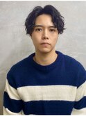 MEN’S HAIR/サーフカール/刈り上げセンターパート/恵比寿