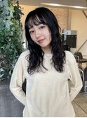 ウェーブで抜け感