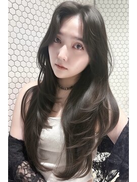 サイン 表参道(SIGN) 20代30代お洒落♪レイヤーカット韓国ヘアーグレージュカラー