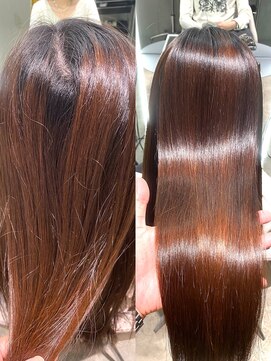 ジーナ 名駅(XENA.) 髪質改善☆乾かすだけでツヤツヤ、サラサラ縮毛矯正１９