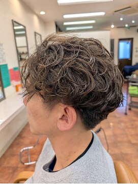 カラーパーマでイメチェン