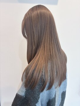 ニコン 京都 四条大宮(nicon) 髪質改善美髪矯正+透明感カラー