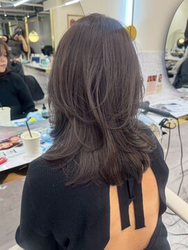 シェノン サントル(CHAINON CENTRE) 梅田/着物ヘア/大人ガーリー/ダークアッシュ/似合わせカット